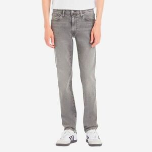 Levi's 511 Slim Fit Denim Jeans Light Gray Mens Size‎ 32x30 Boho Grunge